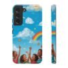 kids rainbow sky phone case – colorful cloud & happy children tough case kids rainbow sky phone case – colorful cloud & happy children tough case
