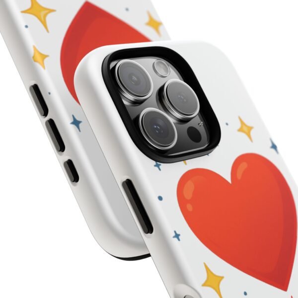 heart sparkle phone case – “love without limits” protective cover