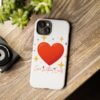 heart sparkle phone case – “love without limits” protective cover