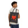 love without limits canvas tote bag – heart design, everyday market & gift tote love without limits canvas tote bag – heart design, everyday market & gift tote
