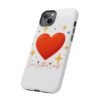 heart sparkle phone case – “love without limits” protective cover