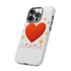 heart sparkle phone case – “love without limits” protective cover
