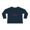 toddler long sleeve tee — sparkling red heart kids shirt (valentine’s gift)