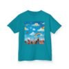 kids tee — joyful rainbow cloud design (“painting the cloud”) kids tee — joyful rainbow cloud design (“painting the cloud”)