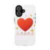 heart sparkle phone case – “love without limits” protective cover