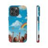 kids rainbow sky phone case – colorful cloud & happy children tough case kids rainbow sky phone case – colorful cloud & happy children tough case