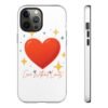 heart sparkle phone case – “love without limits” protective cover
