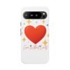 heart sparkle phone case – “love without limits” protective cover