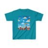 kids tee — joyful rainbow cloud design (“painting the cloud”) kids tee — joyful rainbow cloud design (“painting the cloud”)