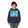 kids rainbow cloud hoodie — "painting the cloud" youth sweatshirt