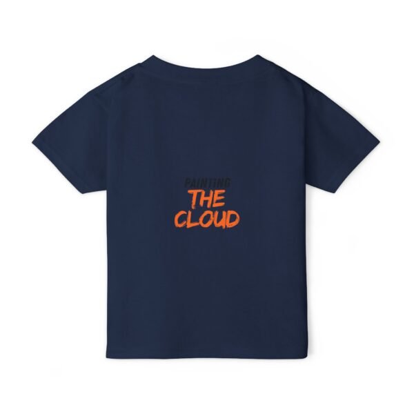 toddler t‑shirt — painting the cloud rainbow kids graphic tee