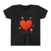 youth tee — 'love without limits' heart graphic kids t shirt youth tee — 'love without limits' heart graphic kids t shirt