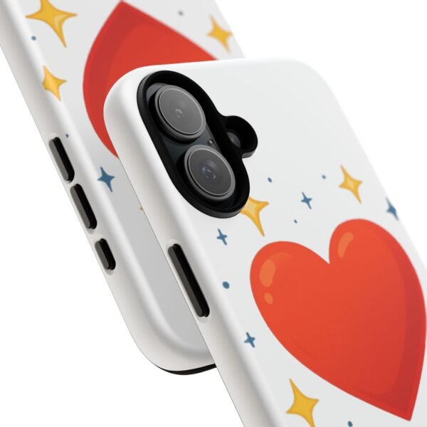 heart sparkle phone case – “love without limits” protective cover