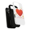 heart sparkle phone case – “love without limits” protective cover