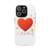 heart sparkle phone case – “love without limits” protective cover