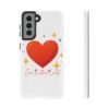 heart sparkle phone case – “love without limits” protective cover