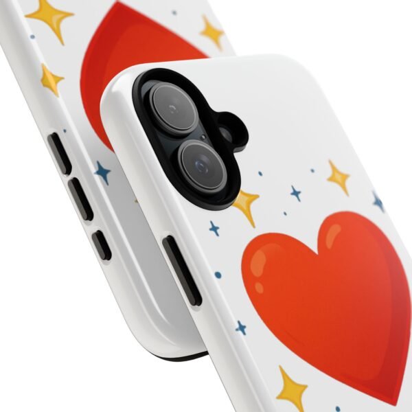 heart sparkle phone case – “love without limits” protective cover