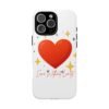 heart sparkle phone case – “love without limits” protective cover