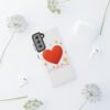 heart sparkle phone case – “love without limits” protective cover