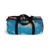 cute cloudy sky duffel bag — whimsical kids travel gym bag with sleeping cloud & stars