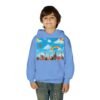 kids rainbow cloud hoodie — "painting the cloud" youth sweatshirt