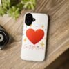 heart sparkle phone case – “love without limits” protective cover