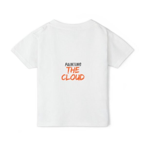 toddler t‑shirt — painting the cloud rainbow kids graphic tee