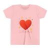 youth tee — 'love without limits' heart graphic kids t shirt youth tee — 'love without limits' heart graphic kids t shirt