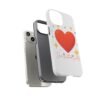 heart sparkle phone case – “love without limits” protective cover