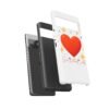 heart sparkle phone case – “love without limits” protective cover