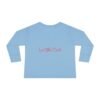 toddler long sleeve tee — sparkling red heart kids shirt (valentine’s gift)