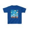 kids tee — joyful rainbow cloud design (“painting the cloud”) kids tee — joyful rainbow cloud design (“painting the cloud”)