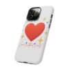 heart sparkle phone case – “love without limits” protective cover