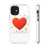 heart sparkle phone case – “love without limits” protective cover