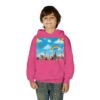 kids rainbow cloud hoodie — "painting the cloud" youth sweatshirt