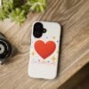 heart sparkle phone case – “love without limits” protective cover