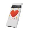 heart sparkle phone case – “love without limits” protective cover