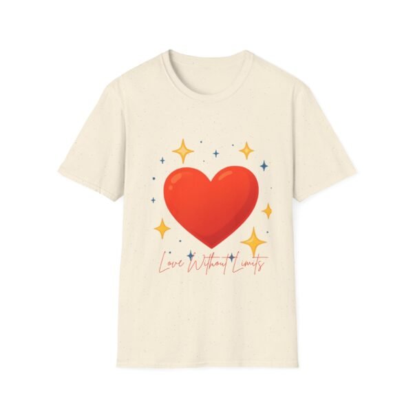 heart graphic t shirt — "love is the answer, always" valentine tee
