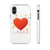heart sparkle phone case – “love without limits” protective cover
