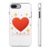 heart sparkle phone case – “love without limits” protective cover