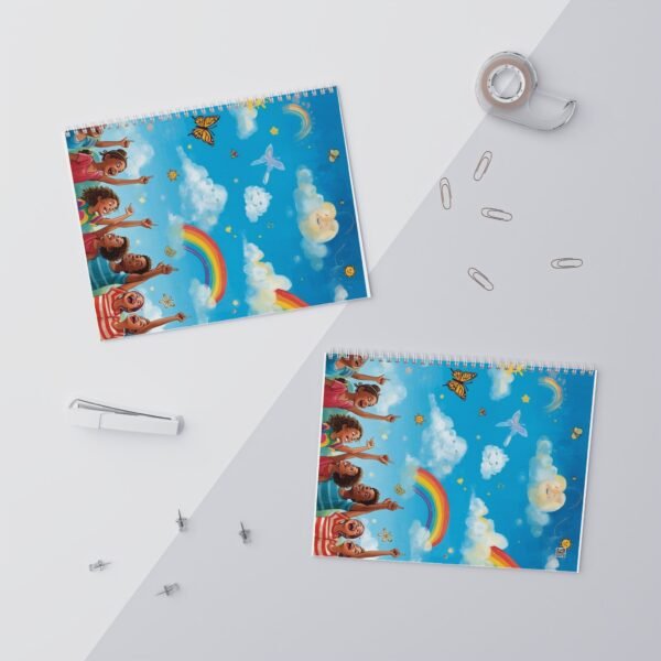 wall calendar — minimal blank monthly planner (large spiral bound)