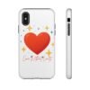 heart sparkle phone case – “love without limits” protective cover