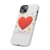 heart sparkle phone case – “love without limits” protective cover