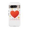 heart sparkle phone case – “love without limits” protective cover