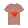 youth tee — 'love without limits' heart graphic kids t shirt youth tee — 'love without limits' heart graphic kids t shirt