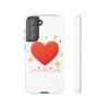 heart sparkle phone case – “love without limits” protective cover