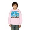 kids rainbow cloud hoodie — "painting the cloud" youth sweatshirt