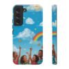 kids rainbow sky phone case – colorful cloud & happy children tough case kids rainbow sky phone case – colorful cloud & happy children tough case