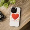 heart sparkle phone case – “love without limits” protective cover