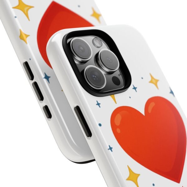 heart sparkle phone case – “love without limits” protective cover